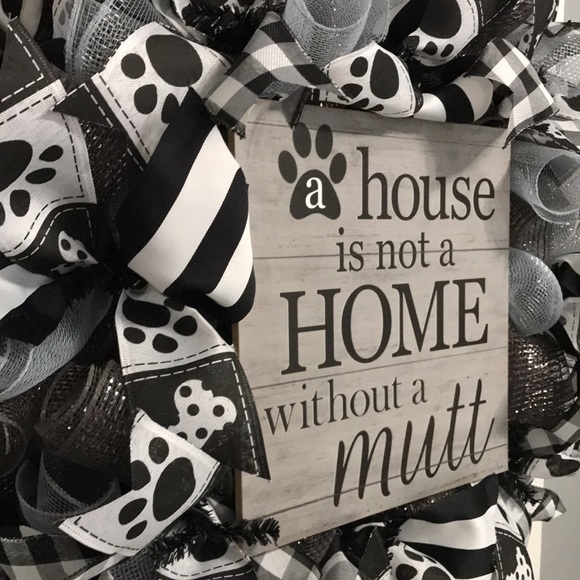 Hand Crafted “A House is not a home without a mutt” - Picture 4 of 5